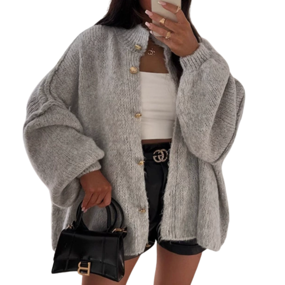 HALCEY™ – Kuschelig lockerer Strickcardigan