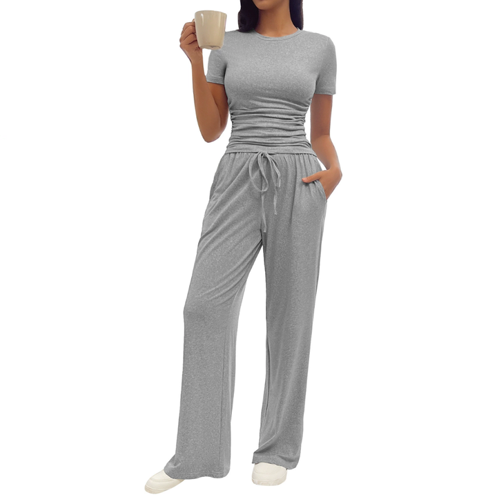 WINNIE™ – Gemütliches, einfarbiges Loungewear-Set (Zweiteiler)