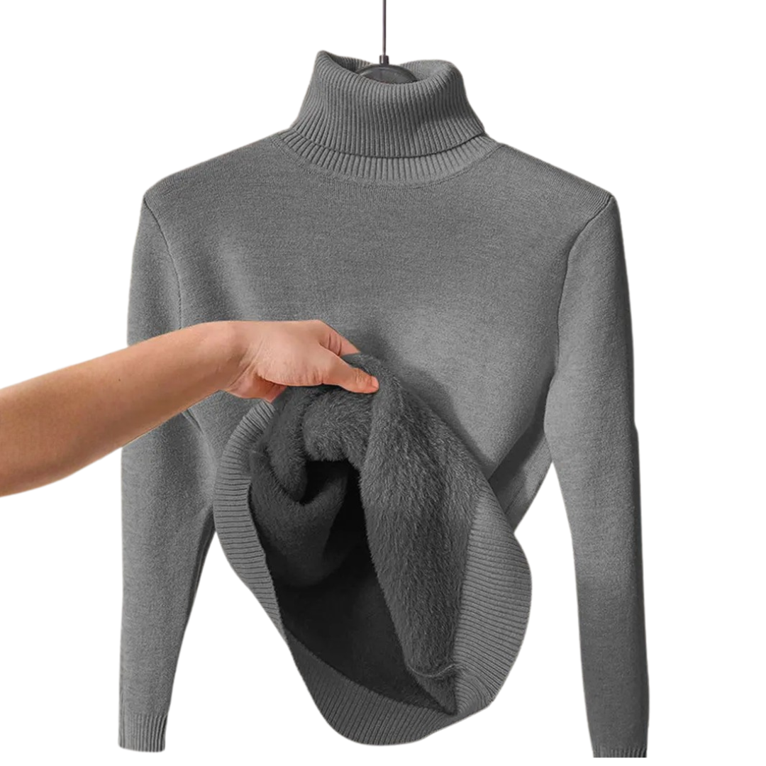 CELWYN™ – Kuscheliger Rollkragenpullover mit Fleece-Futter