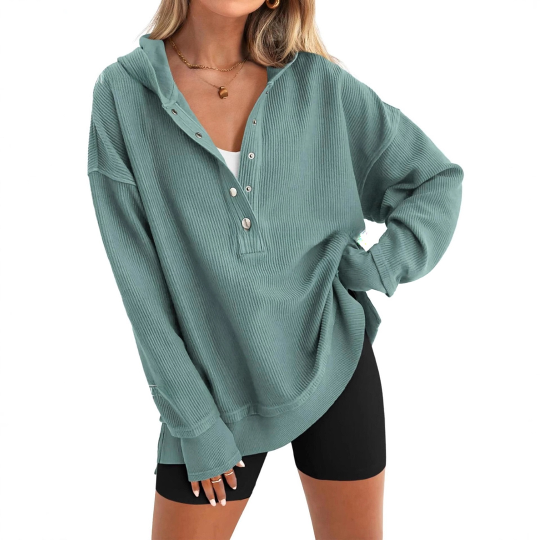 HAVEN™ – Gemütliches Oversized Raglan Hoodie Sweatshirt