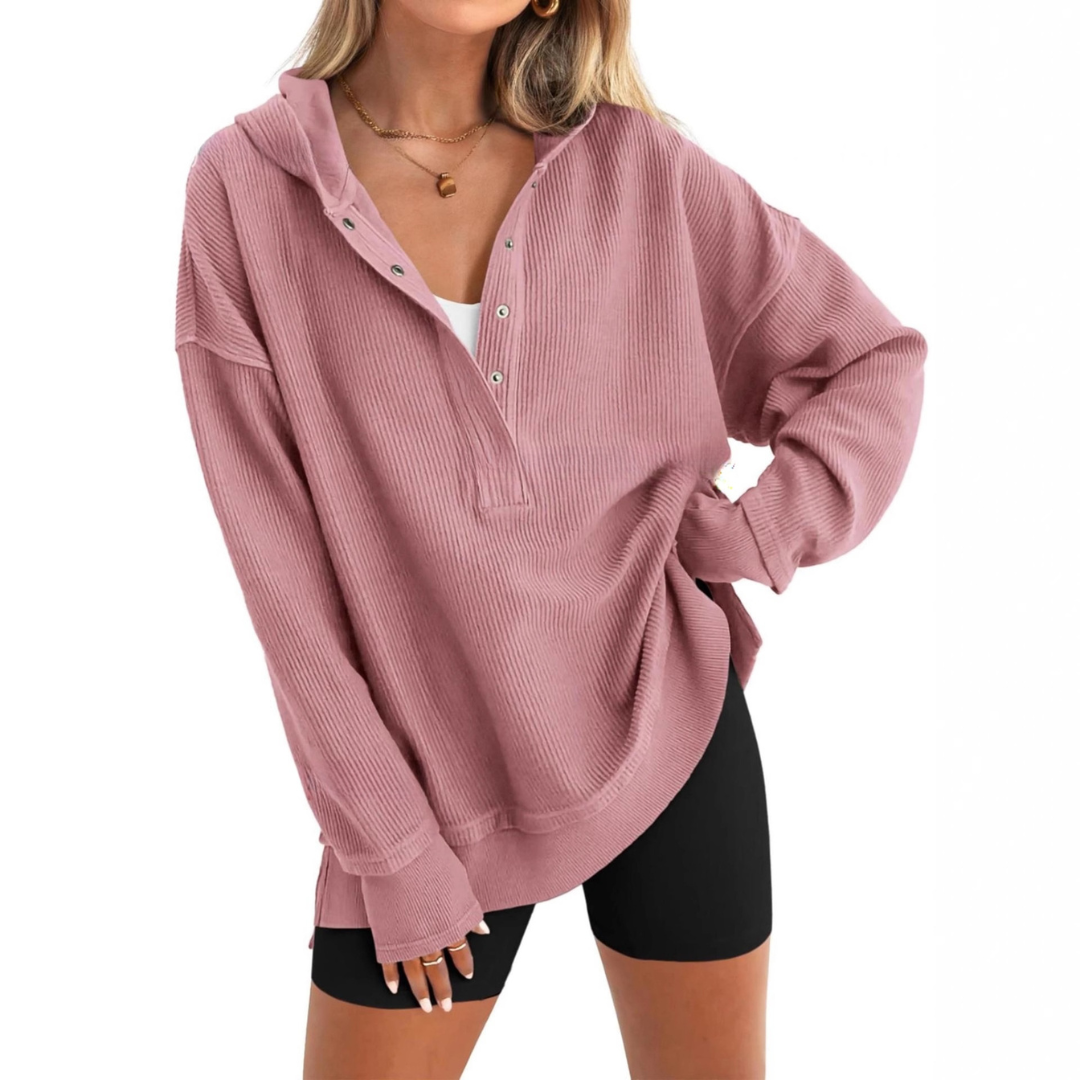 HAVEN™ – Gemütliches Oversized Raglan Hoodie Sweatshirt