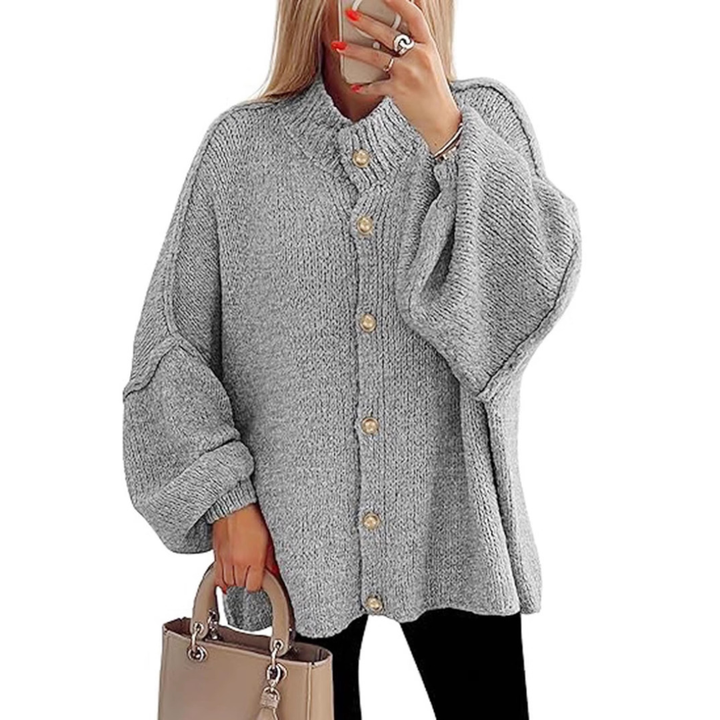 HESTIA™ – Gemütlicher Fledermausärmel-Strickcardigan