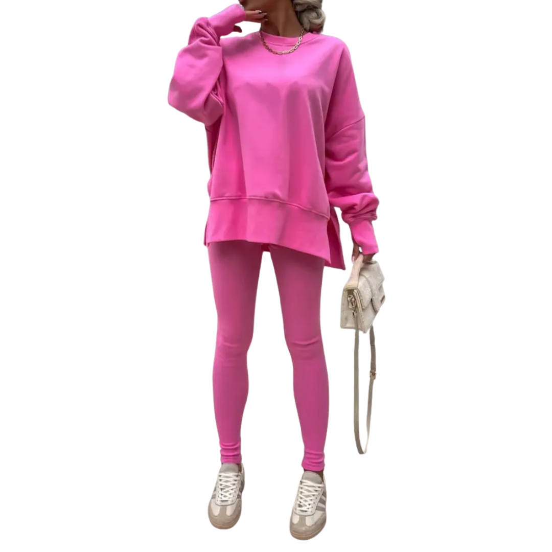 PERNELL™ – Gemütliches Freizeit-Sweatshirt & Skinny-Hosen-Set