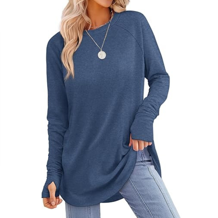 CORINNE™ – Legeres Tunika-Top mit Daumenloch