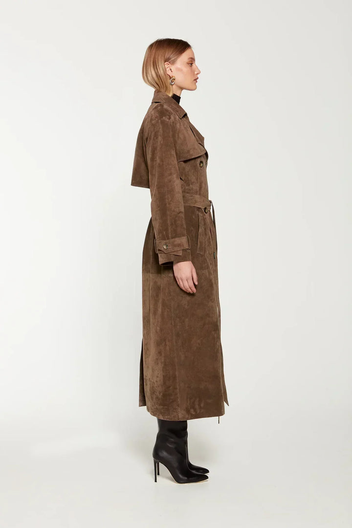 CHANTAL™ - Klassischer Trenchcoat mit Gürtel