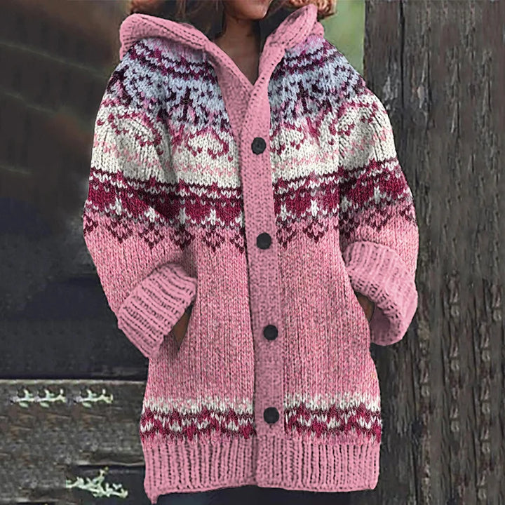INDIRA™ | Boho-bedruckter Cardigan