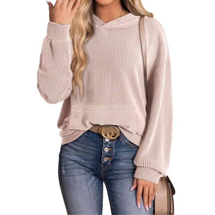 JESSA™ – Entspannter Kapuzenpullover mit gedrehter Naht