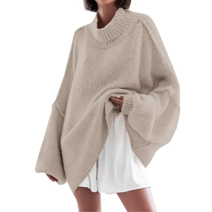NORI™ – Entspannter Rippstrick-Tunika-Pullover