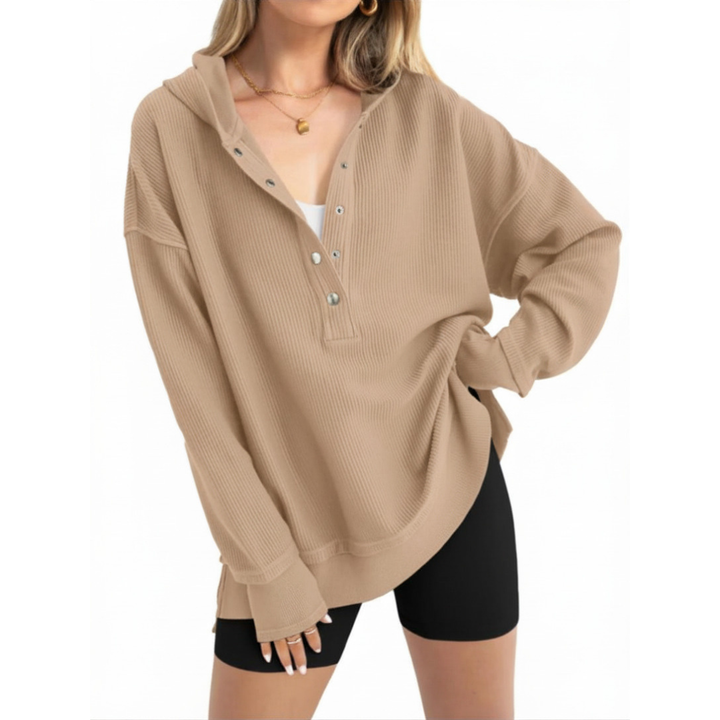 HAVEN™ – Gemütliches Oversized Raglan Hoodie Sweatshirt