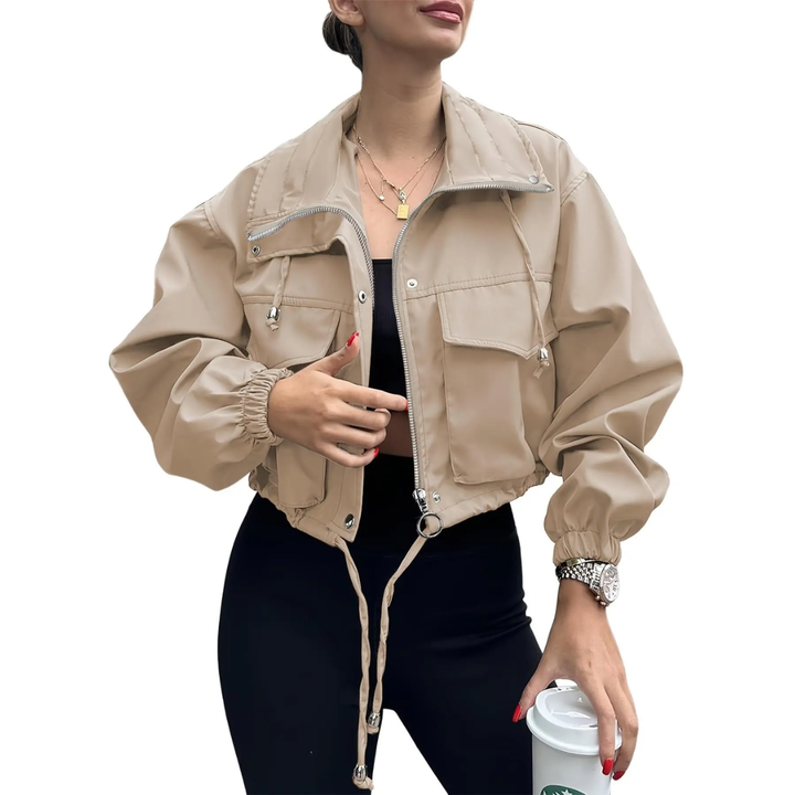 HELENA™ – Elegante Windbreaker-Jacke mit Reißverschluss