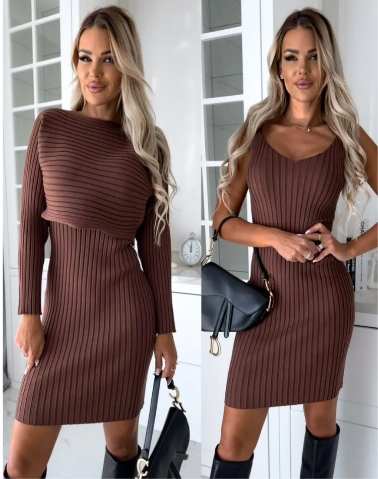LARISSA™ - Zweiteiliges Rippstrick-Set