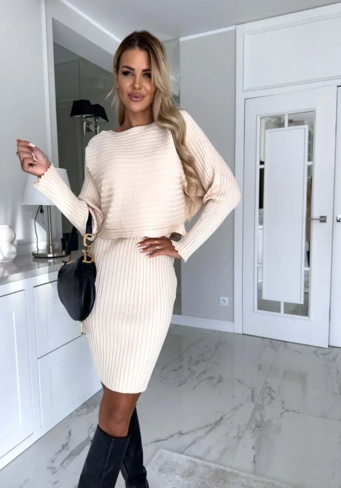 LARISSA™ - Zweiteiliges Rippstrick-Set