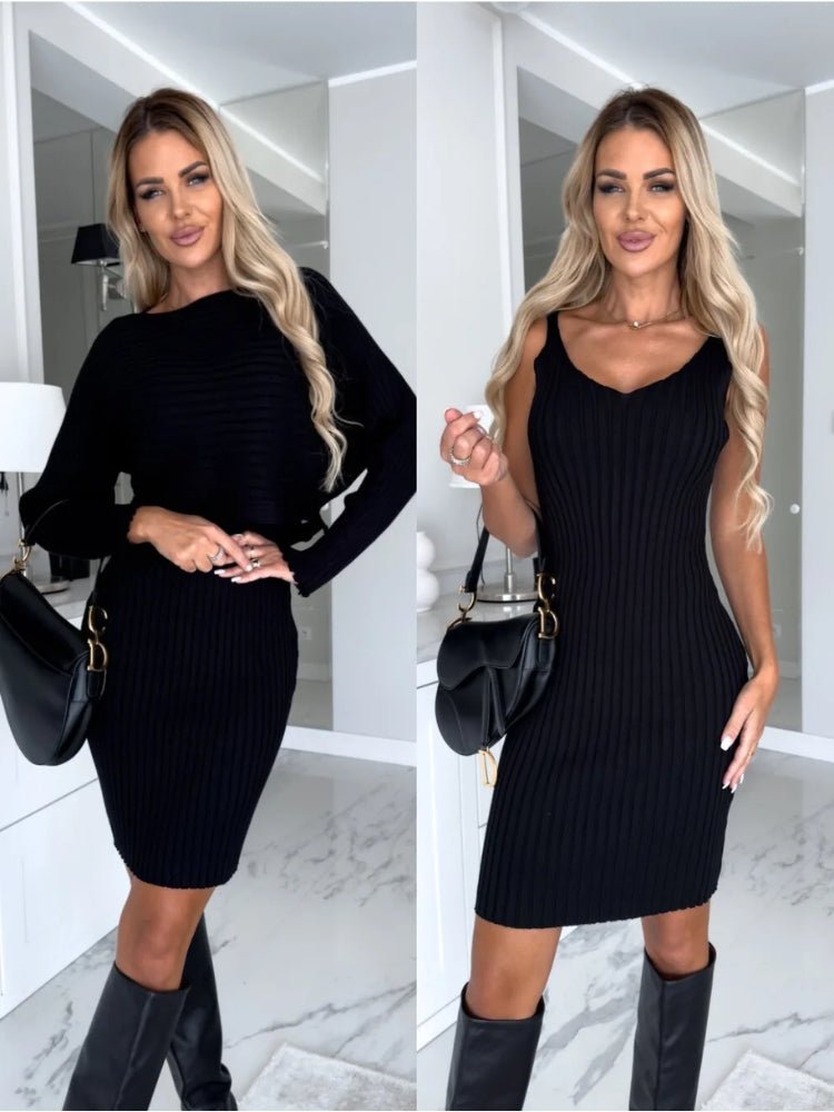 LARISSA™ - Zweiteiliges Rippstrick-Set