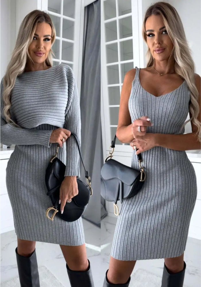 LARISSA™ - Zweiteiliges Rippstrick-Set