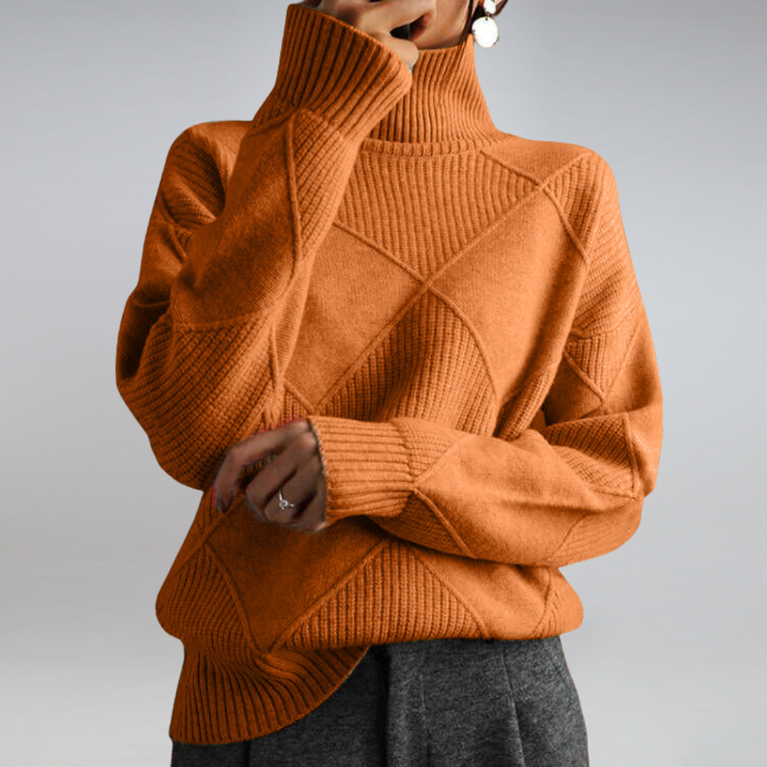 LINLEY™ | Gerippter Rollkragenpullover Luxe