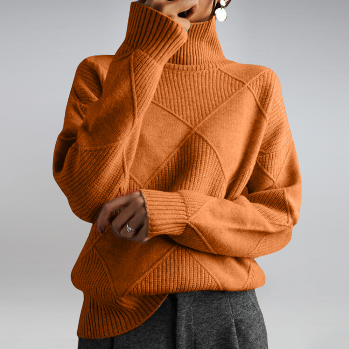 LINLEY™ | Gerippter Rollkragenpullover Luxe