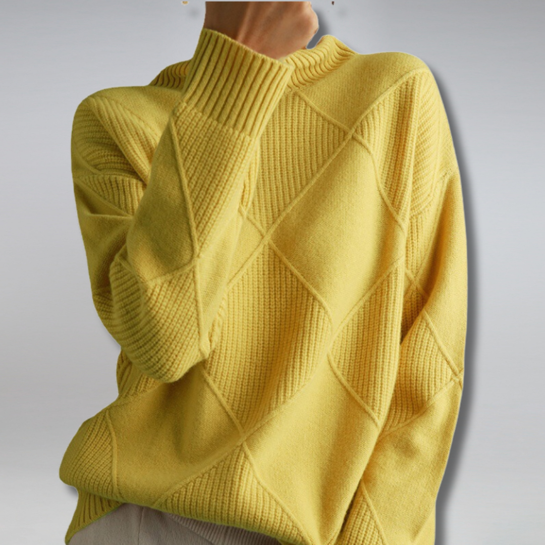 LINLEY™ | Gerippter Rollkragenpullover Luxe