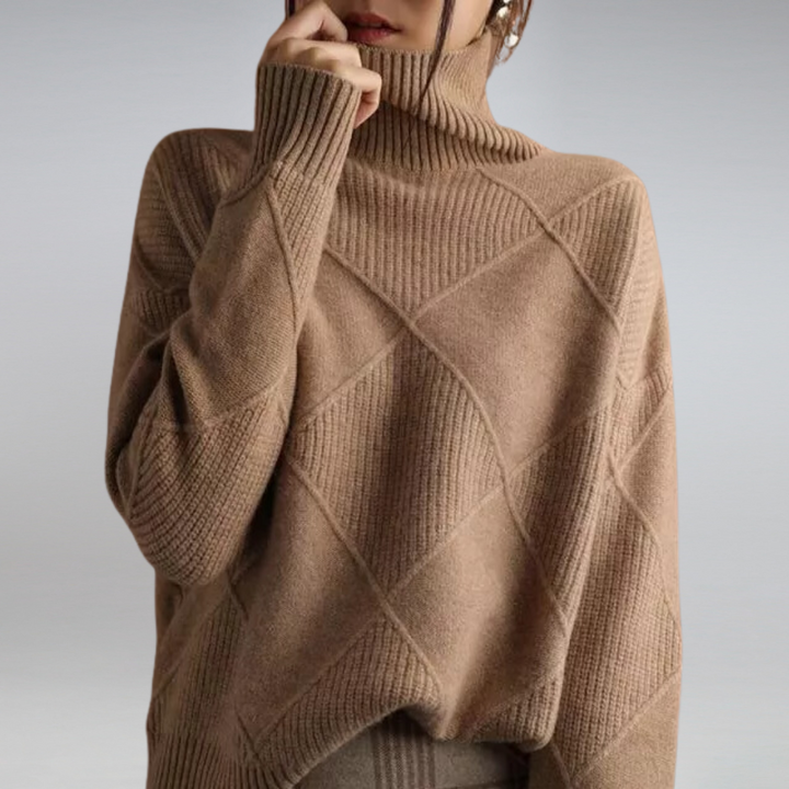 LINLEY™ | Gerippter Rollkragenpullover Luxe