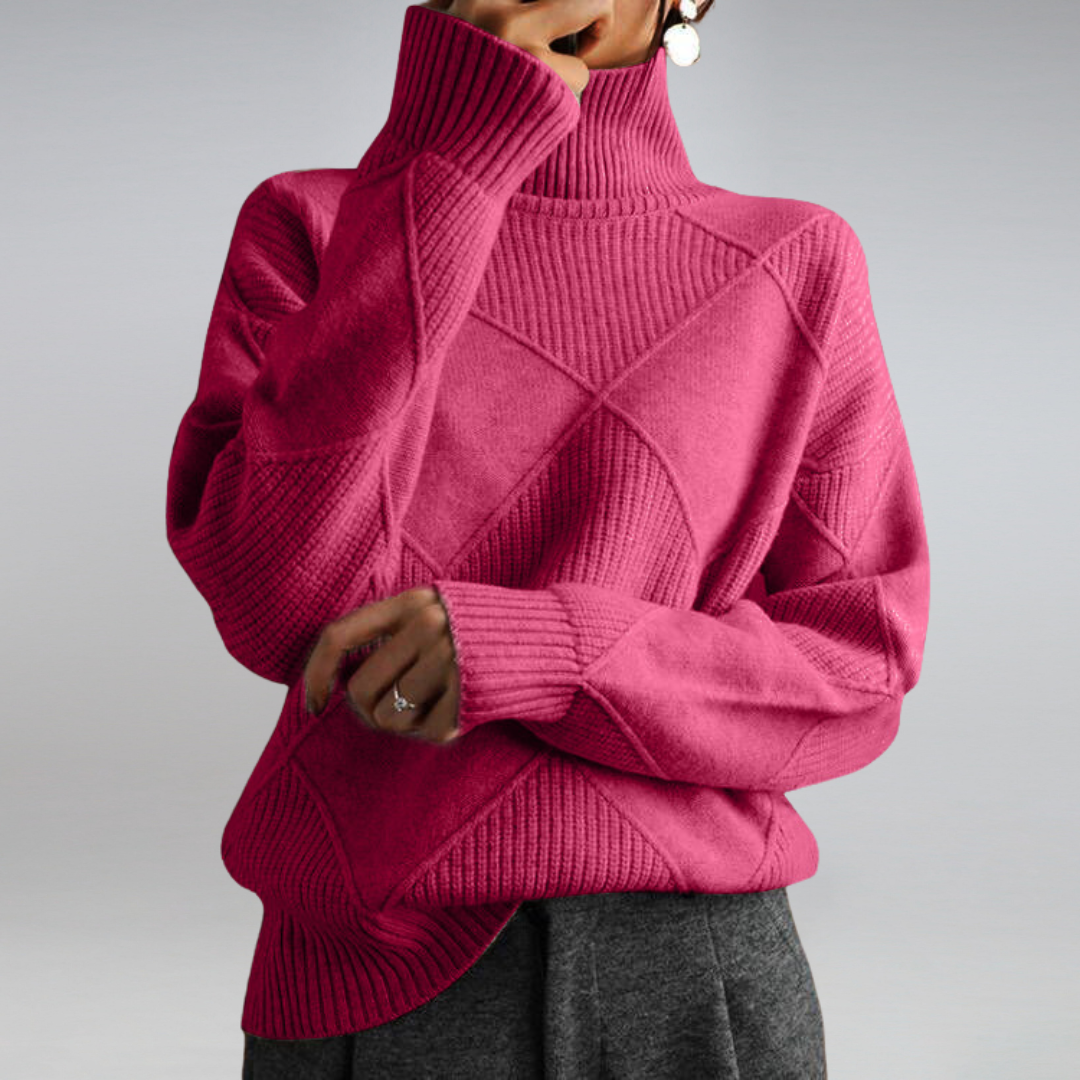 LINLEY™ | Gerippter Rollkragenpullover Luxe