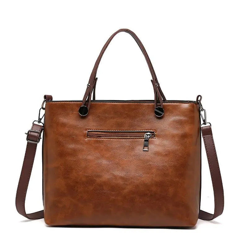 LIVIA™ – Klassische Lederhandtasche
