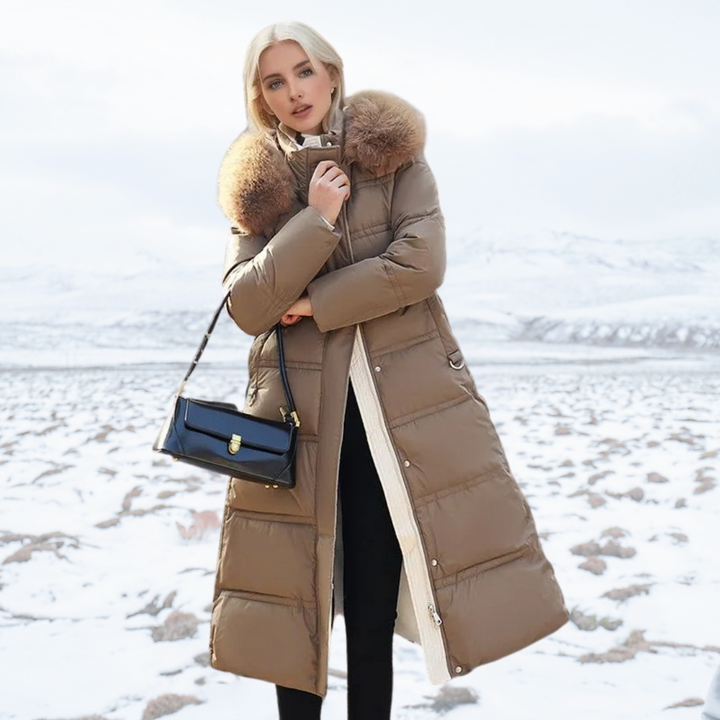 LUCIA™ | Designer-Winterparka mit Fellkapuze