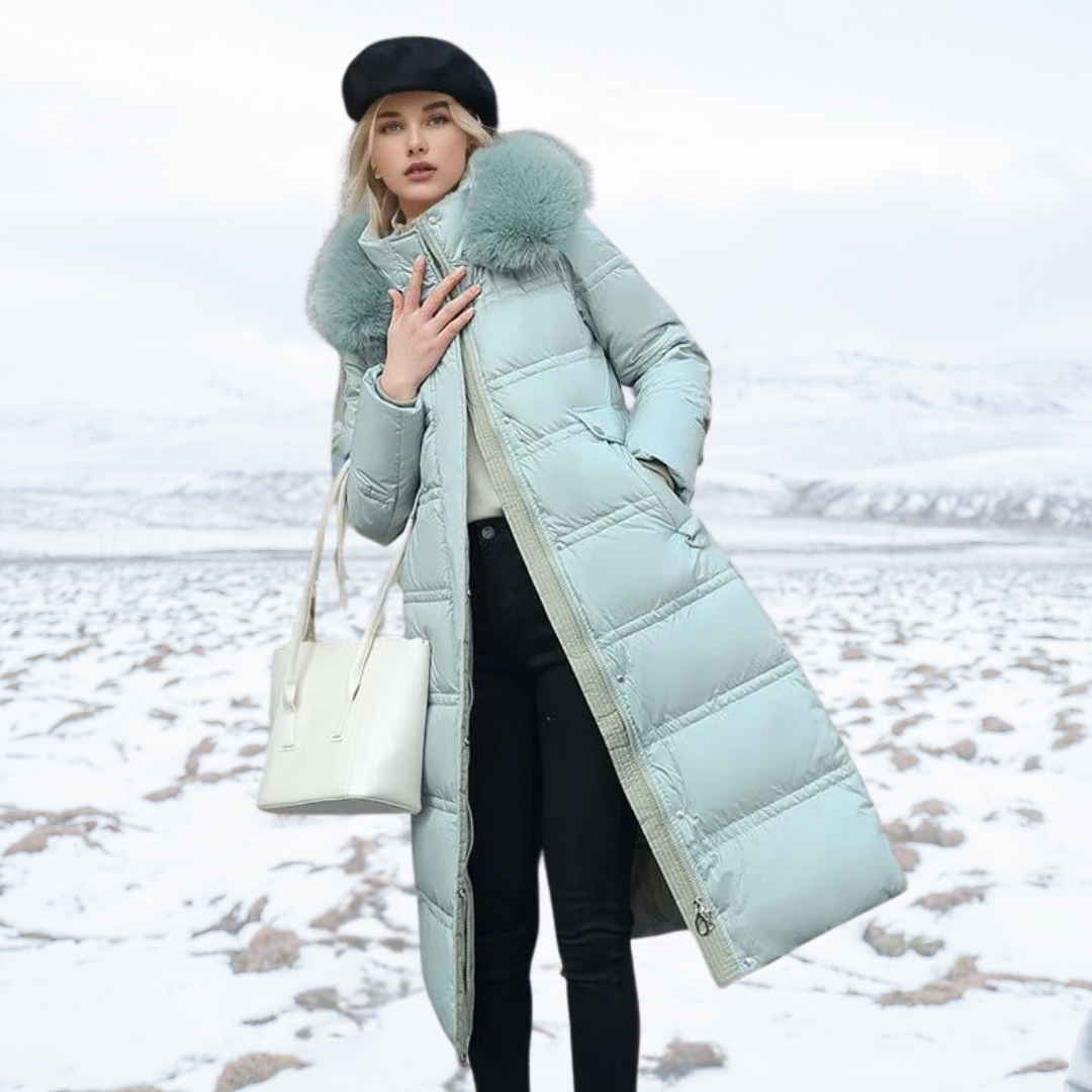 LUCIA™ | Designer-Winterparka mit Fellkapuze
