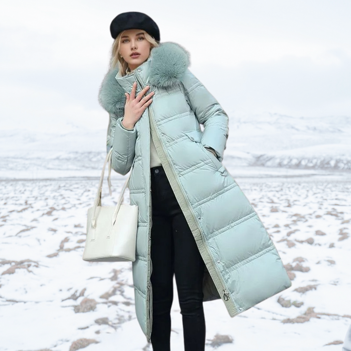 LUCIA™ | Designer-Winterparka mit Fellkapuze