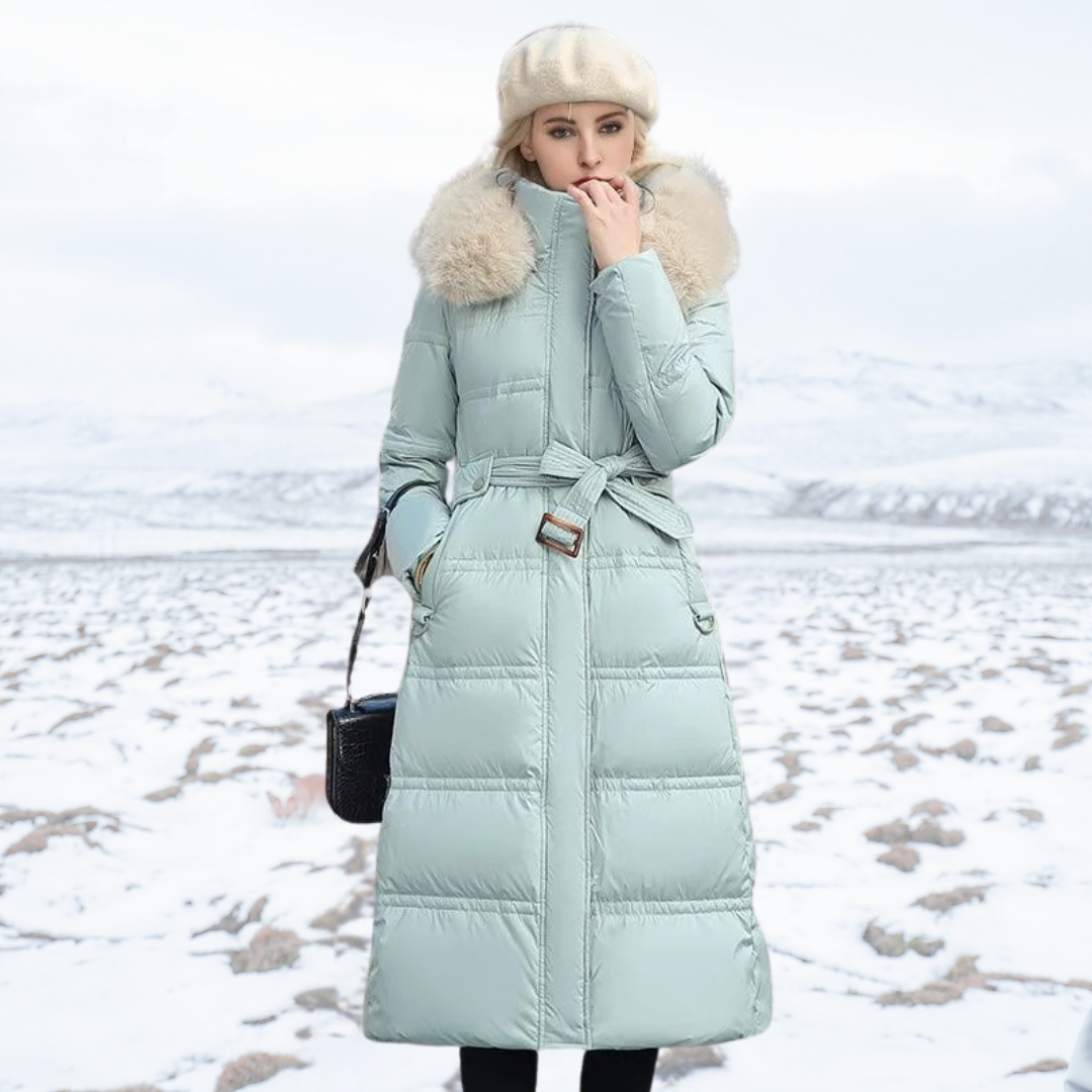 LUCIA™ | Designer-Winterparka mit Fellkapuze