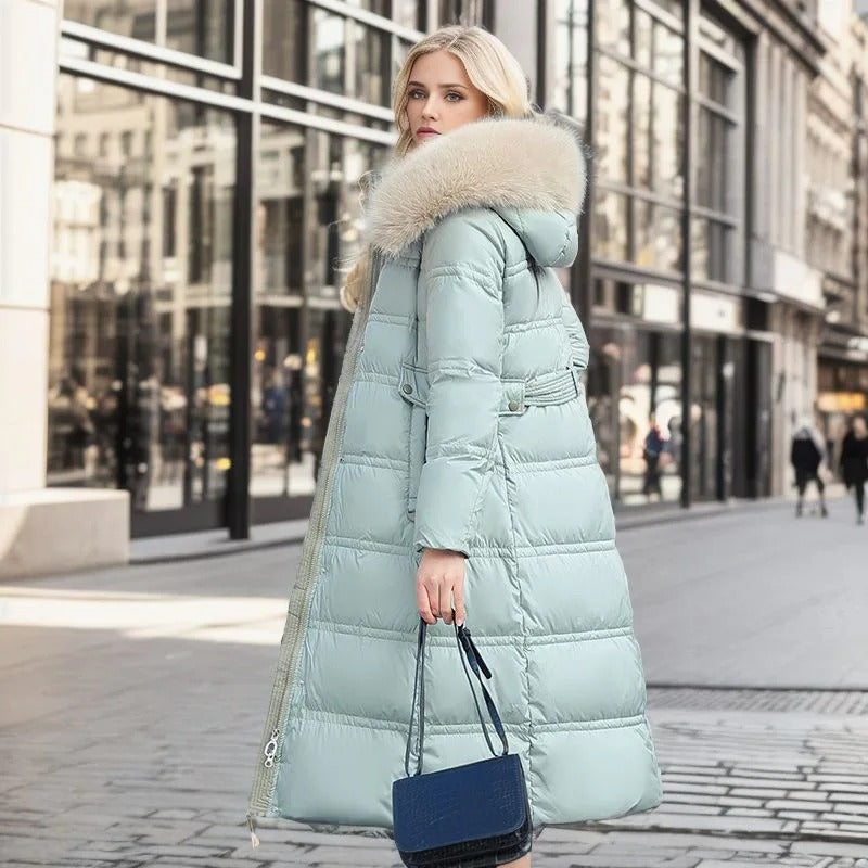 LUCIA™ | Designer-Winterparka mit Fellkapuze