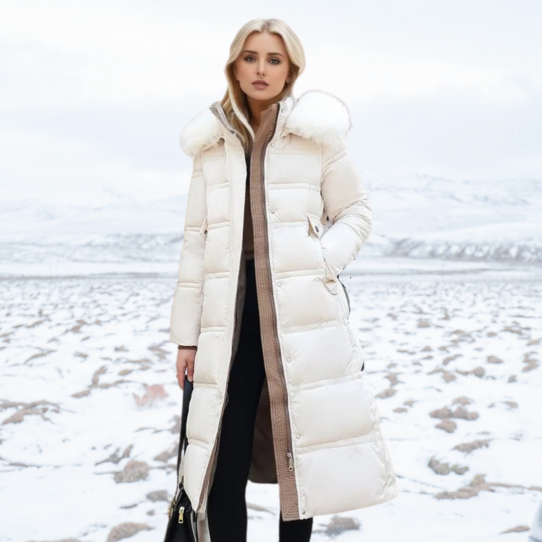 LUCIA™ | Designer-Winterparka mit Fellkapuze