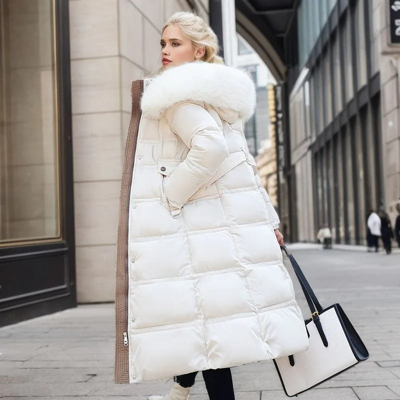 LUCIA™ | Designer-Winterparka mit Fellkapuze
