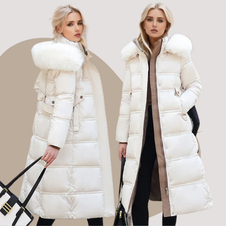 LUCIA™ | Designer-Winterparka mit Fellkapuze