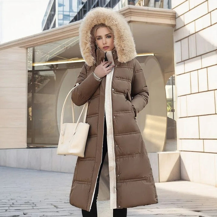 LUCIA™ | Designer-Winterparka mit Fellkapuze
