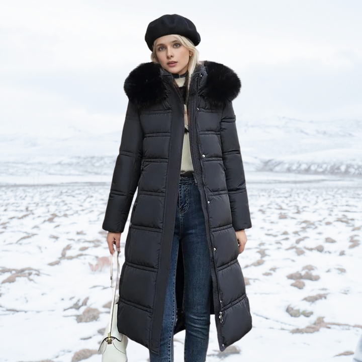 LUCIA™ | Designer-Winterparka mit Fellkapuze
