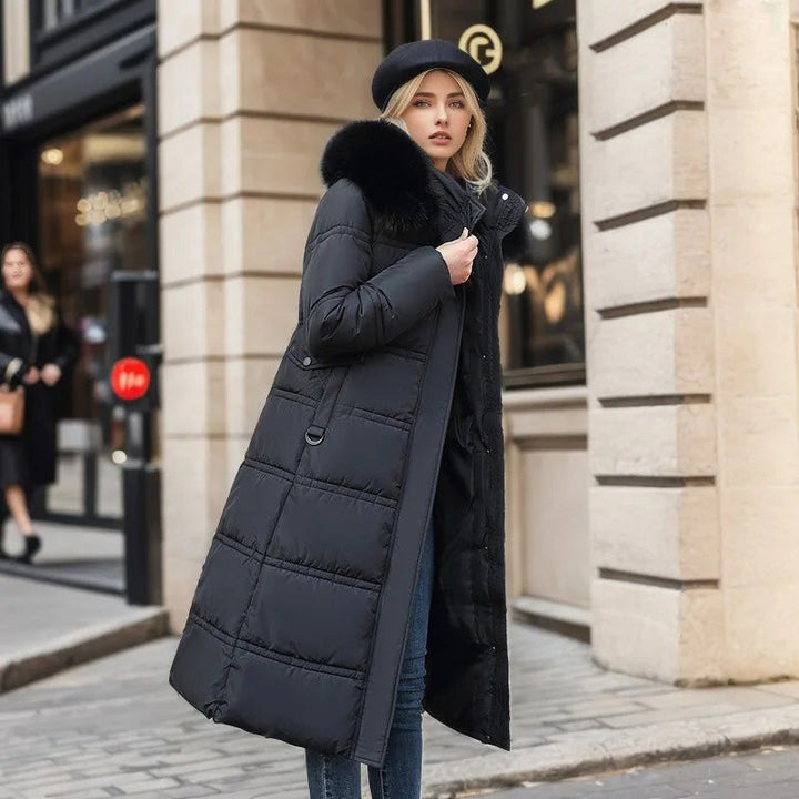 LUCIA™ | Designer-Winterparka mit Fellkapuze