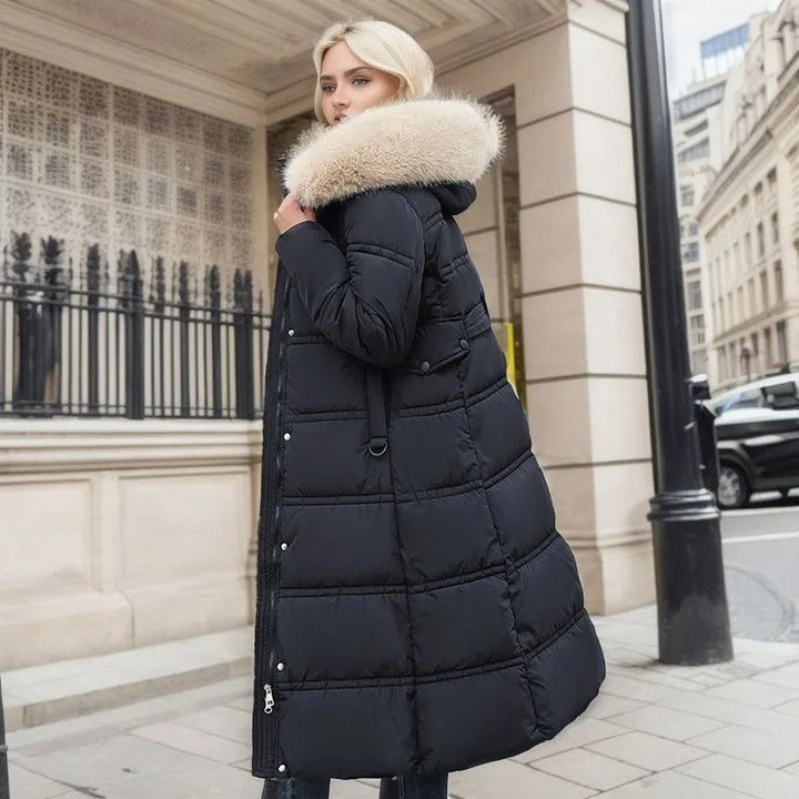 LUCIA™ | Designer-Winterparka mit Fellkapuze