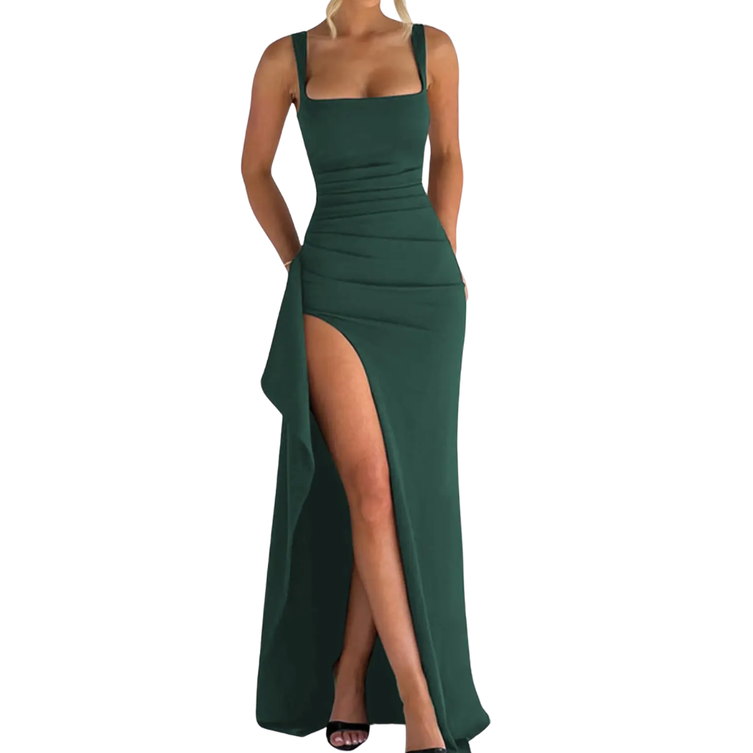 VALENTINA™ – Sexy Maxi-Kleid mit offener Rückenpartie und Schlitz