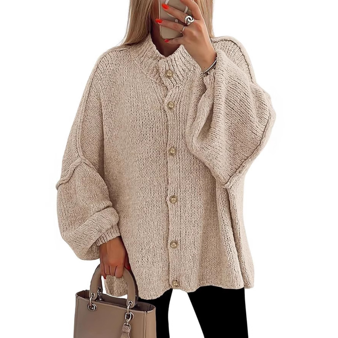 HESTIA™ – Gemütlicher Fledermausärmel-Strickcardigan
