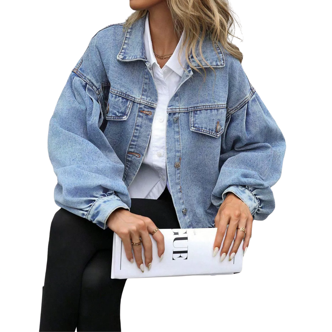 RICKI™ – Lässige, Used Street Jeansjacke