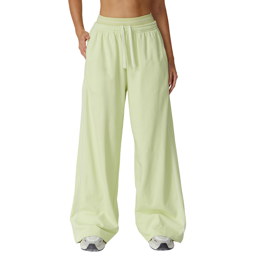 JADA™ – Colorblock High-Waist Hose mit weitem Bein