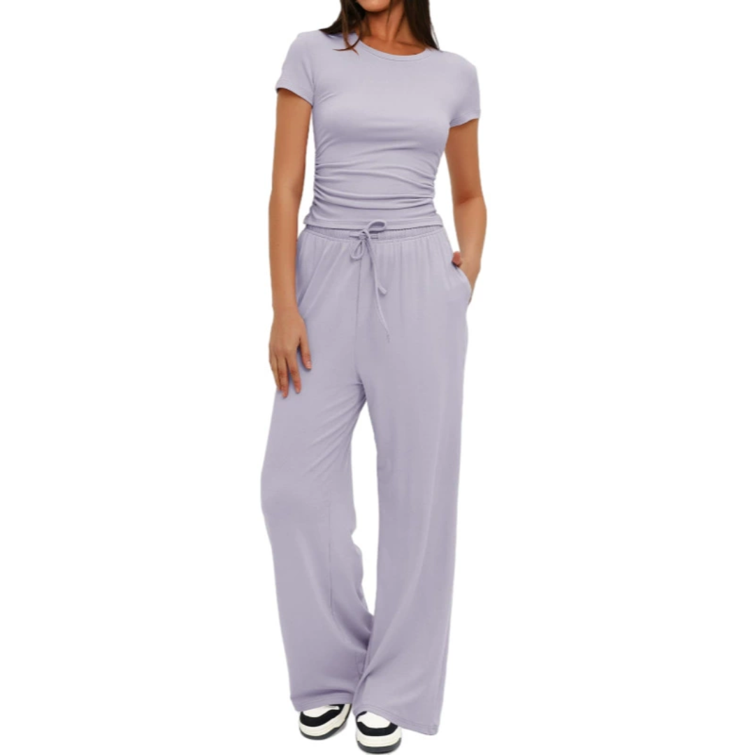 WINNIE™ – Gemütliches, einfarbiges Loungewear-Set (Zweiteiler)