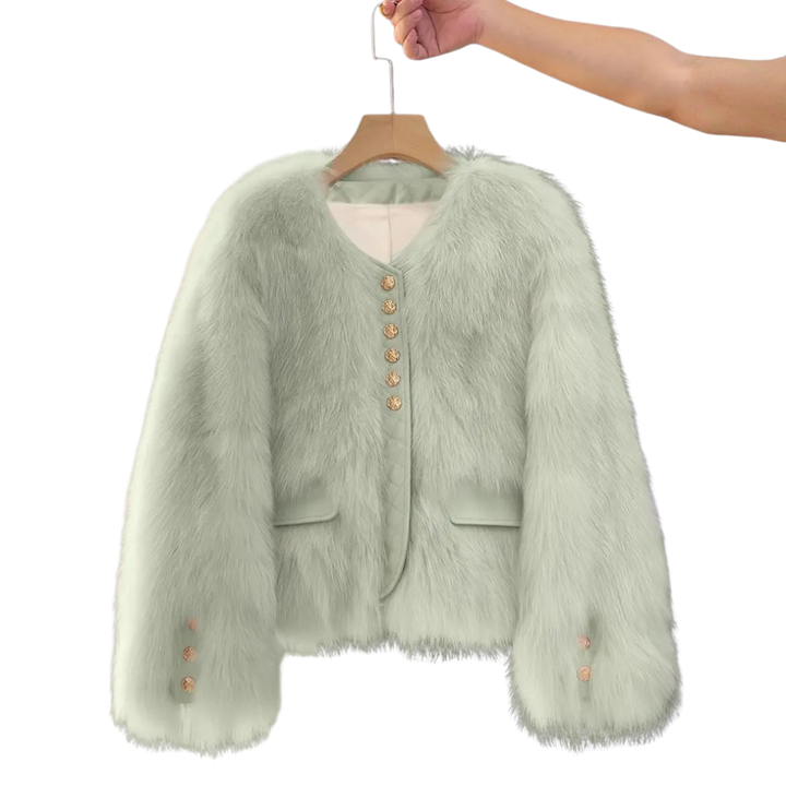 COSETTE™ – Koreanischer Fuchsfellimitat-Mantel