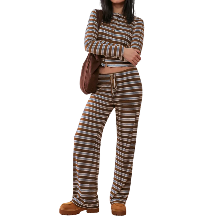 TILDA™ – Gestreiftes Colorblock Lounge-Set
