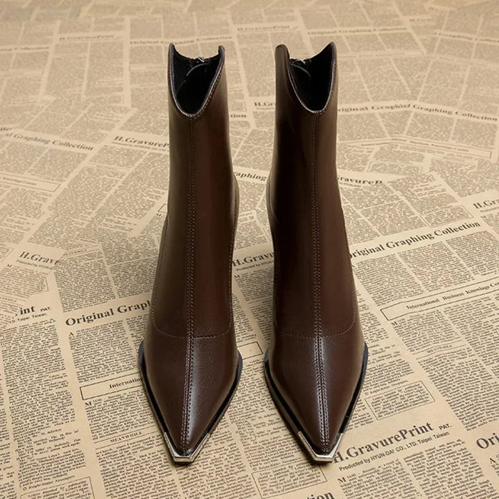 NOX™ – Chelsea Boots mit verchromter Spitze