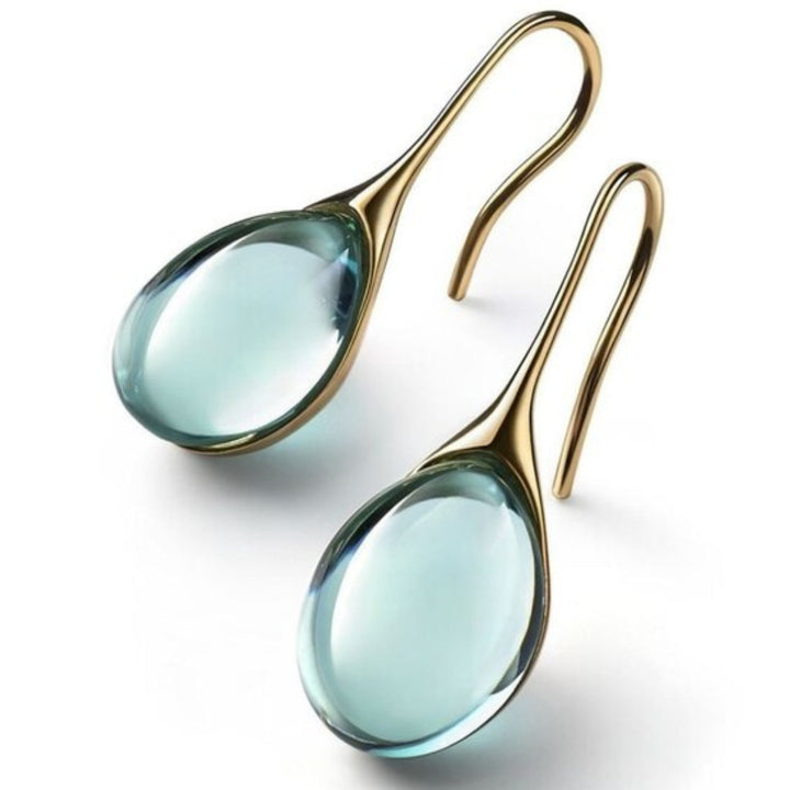 ROMY™ - Kristall-Ohrhänger in Gold und Silber
