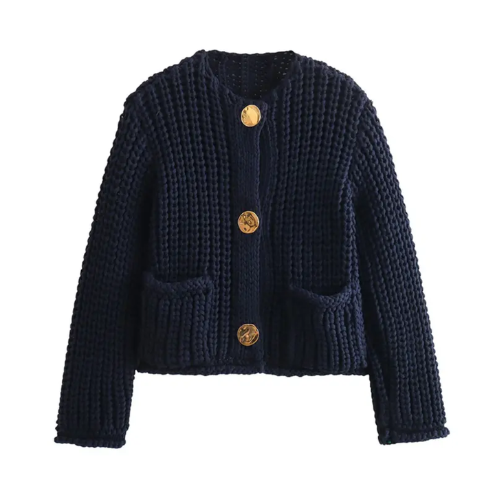 NOLA™ – Kurze klobige Strickjacke