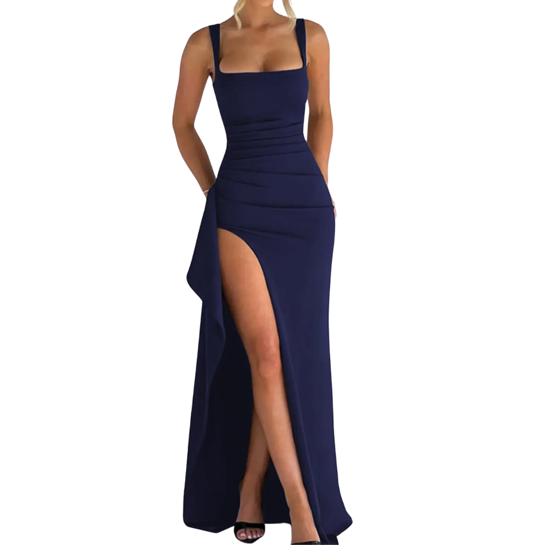 VALENTINA™ – Sexy Maxi-Kleid mit offener Rückenpartie und Schlitz