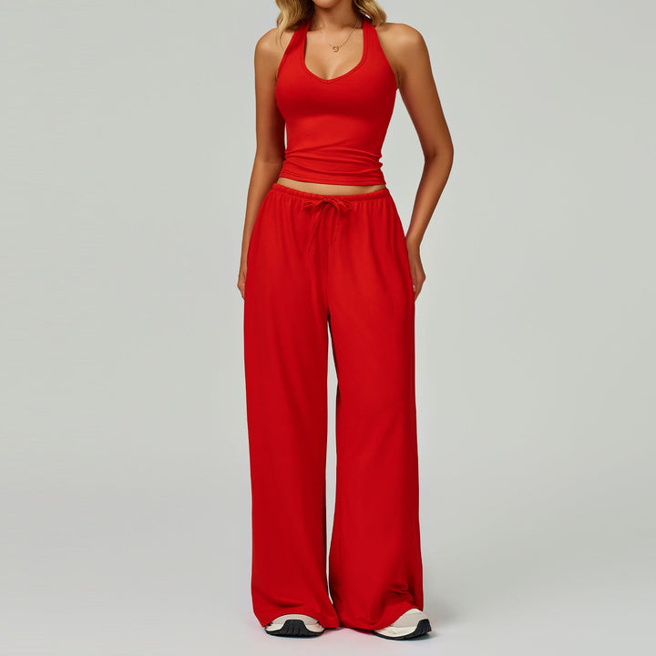 ARAYA™ - Set aus lässigem Crop-Tanktop und Hose mit weitem Bein