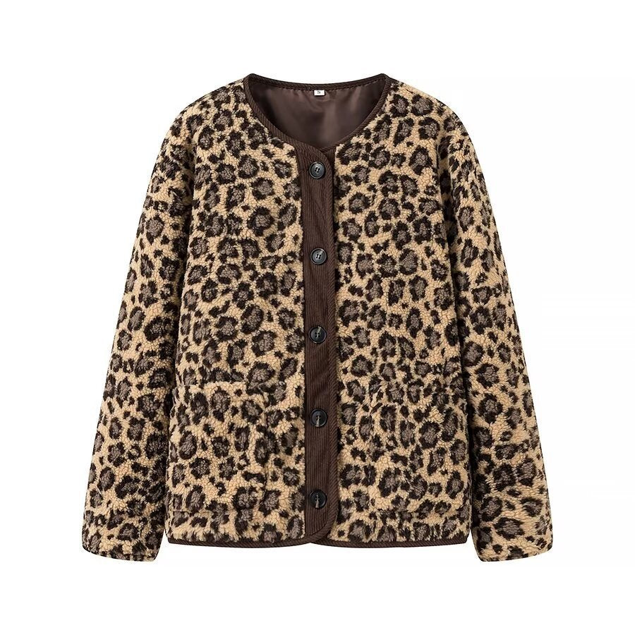 DIANA™- Leoparden-Winterjacke