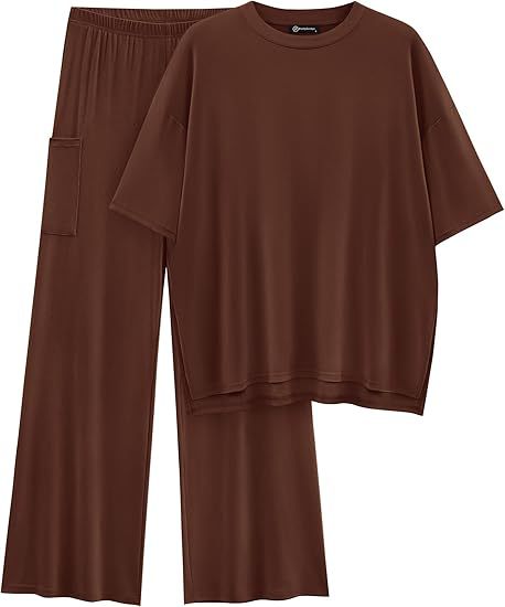 FILTA™ - Leger geschnittenes Basic-Oberteil und Hose mit Gummizugbund im Set